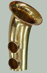 Earlham Alto Saxophone hand hammered bell