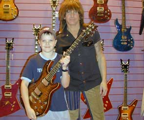 Dean Hardtail owner with Michael Angelo