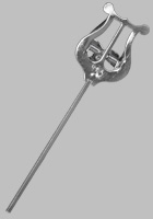 Trumpet Straight Lyre - Click for Larger Image