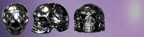 Metal Jumbo Skull Design