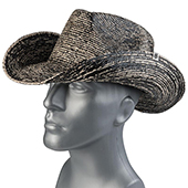 Wornstar - Essentials Hat - Hellrider Blk/Nat Rocker Cowboy Hat