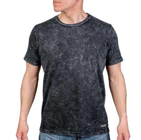 Wornstar Essentials Black Mineral T-Shirt - Click for Larger Image