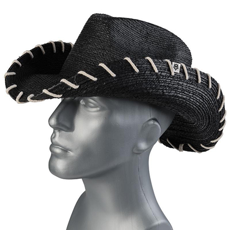 Wornstar Essentials Hat - Hellrider HS Black Rocker Cowboy Hat